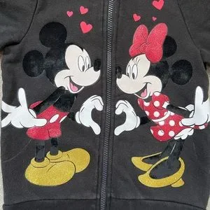 H&m Minnie Mouse Zipper Hoodie H&m Minnie Mouse Zip Hoodie